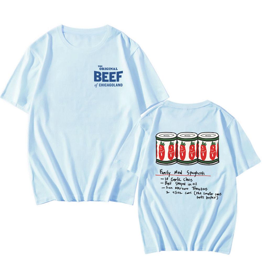 Magliette della serie TV The Bear The Original Beef of Chicagoland Stampa T-shirt in cotone Uomo/Donna Magliette casual Magliette grafiche Top