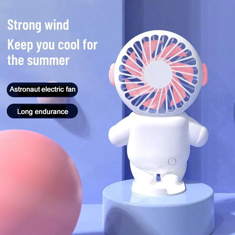 

Handheld Small Fan Portable Mini Desktop Usb Fan Students Plastic Shell Brush Motor 2-3 Hours Standby Life