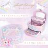 Shobido Unicorn Makeup Box Cosmetic Set - Gentle ingredients, easily removed with soap, includes makeup brush, kids' cosmetics.