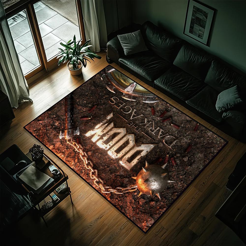 Game DOOMS The Dark Ages Small Carpet Bedside Kitchen Bath Living Home House Bedroom Floor Mat Doormat Rug Decoration