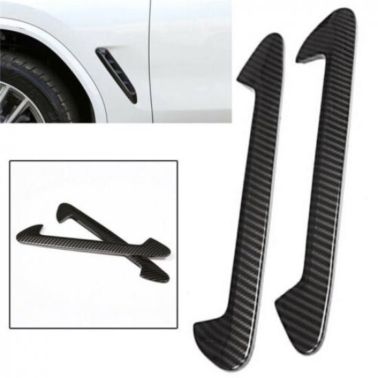 For BMW X3 G01 2018-2022 Carbon Fiber Fender Side Air Vent Outlet Cover Trim