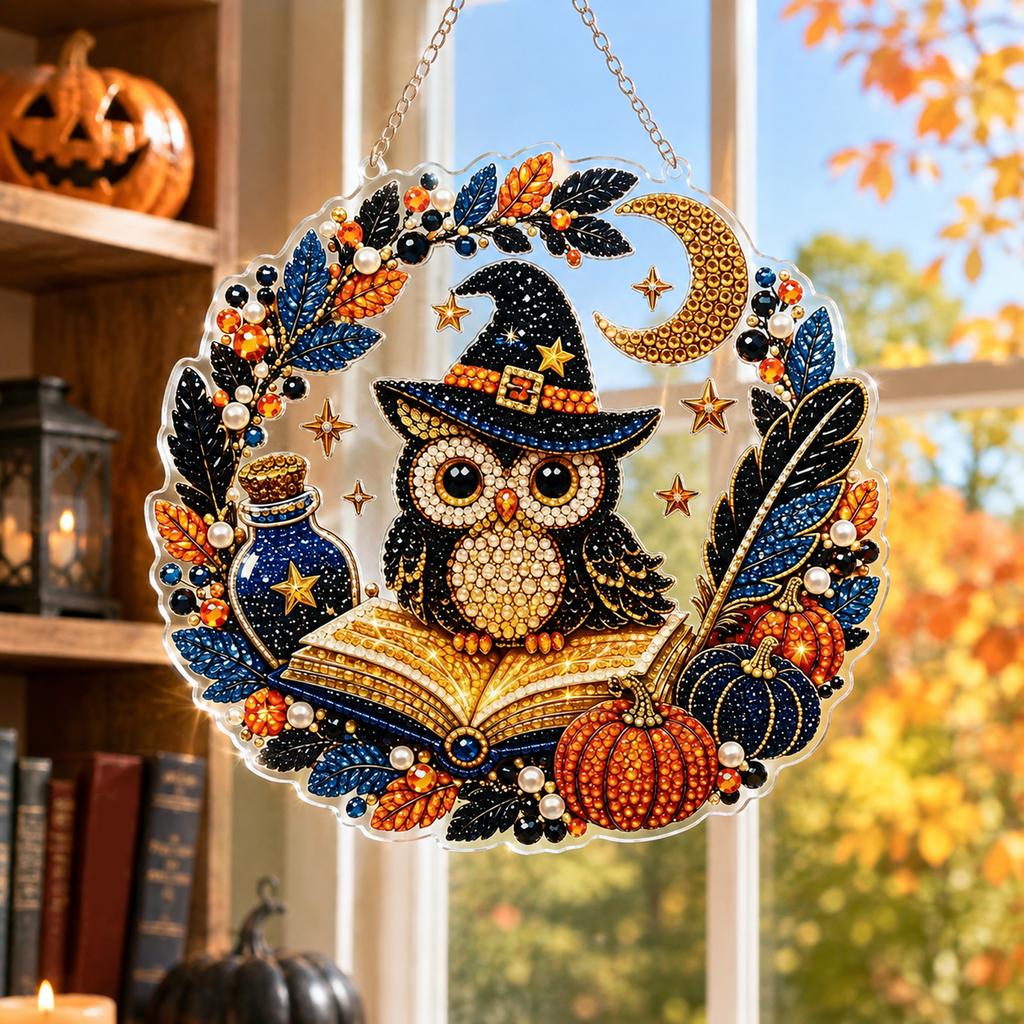 Halloween -Shaped Acrylic Hanging Ornament for Party Decor