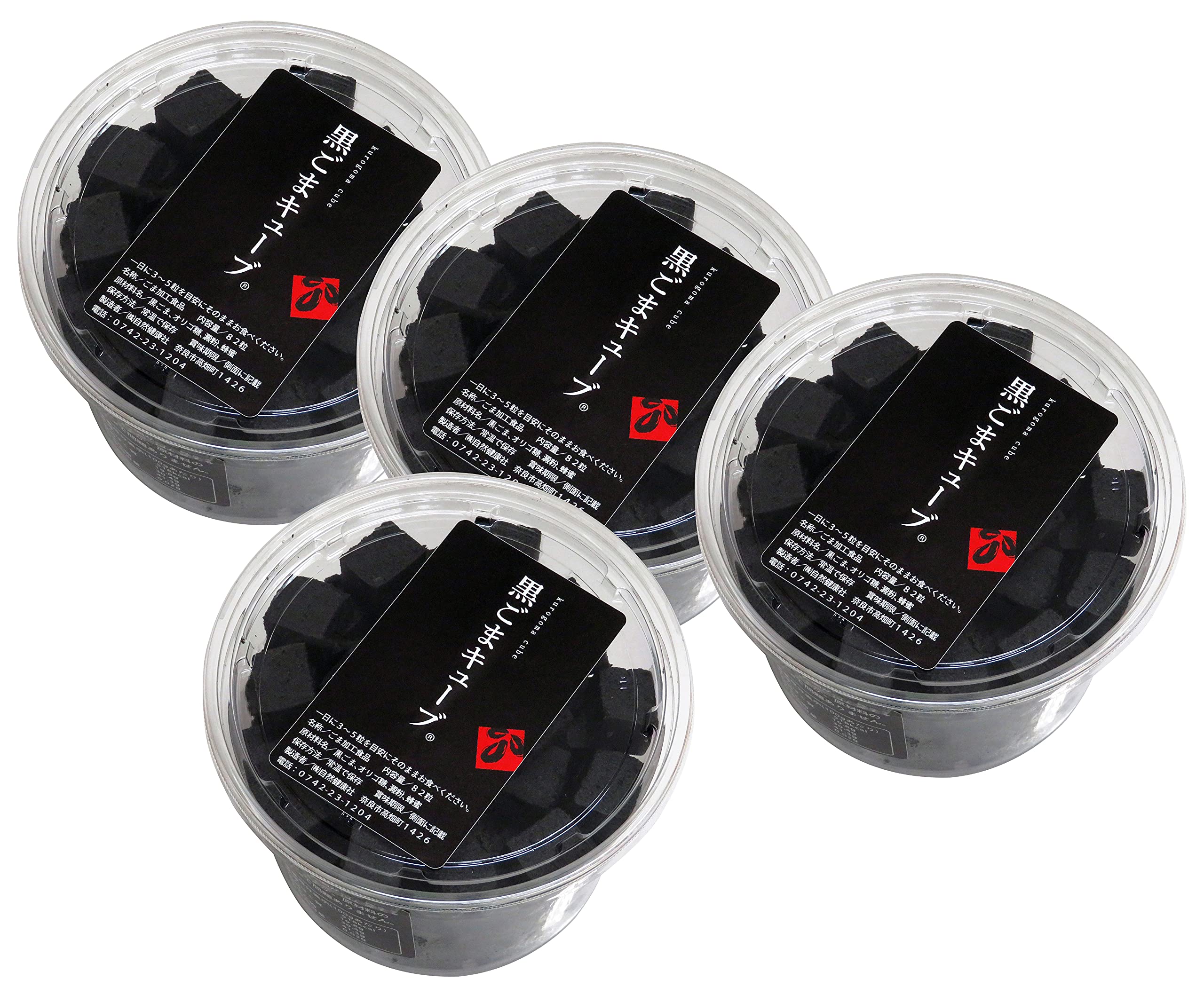 

GOMAJE Черный кунжут 82 зерна x 4 шт. Кубики, Экономичный,