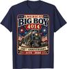 250th Anniversary USA Big Boy 4014 Train Vintage US Flag Tee T-Shirt