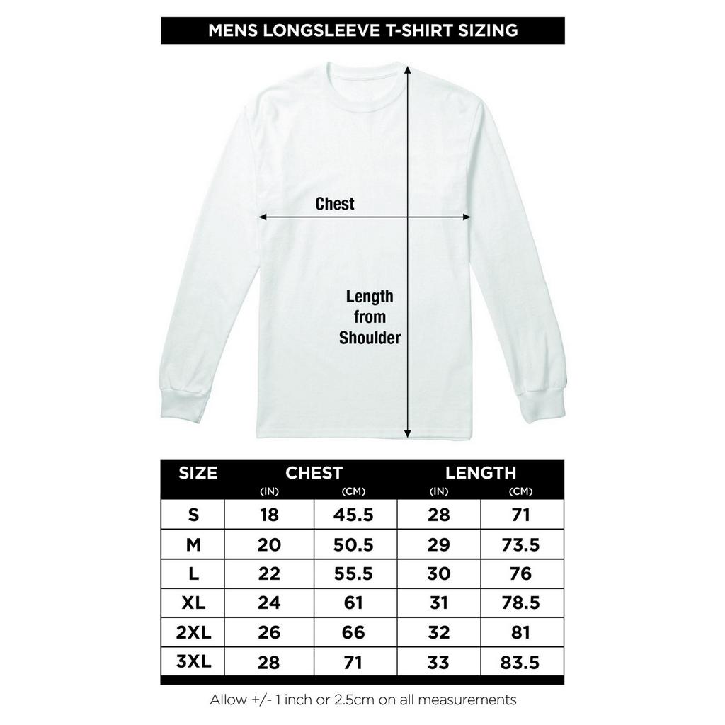 Chevrolet Mens Checkered Long-Sleeved T-Shirt