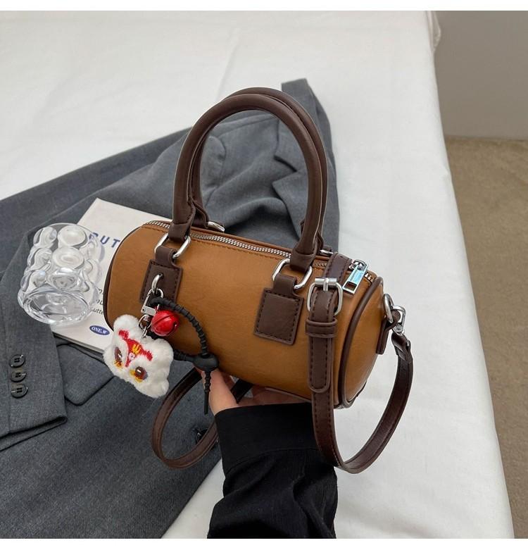 Trendy Cylinder Bag Women's 2024 New Spring Summer High-quality Niche Design Crossbody Bag