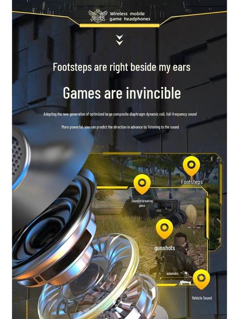 X15 Cross-Border Bluetooth Gaming Headset - Low Latency, Low Power with Digital Display