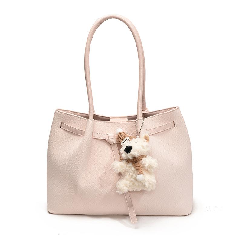 Large-capacity niche portable tote bag women's new trendy fashion and versatile high-quality textured shoulder messenger bag