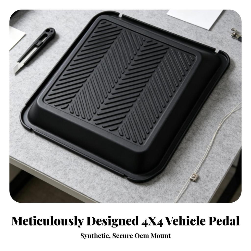 Driver Footrest Pad Molded Foot Rest Wear-Resistant for Daily Driving