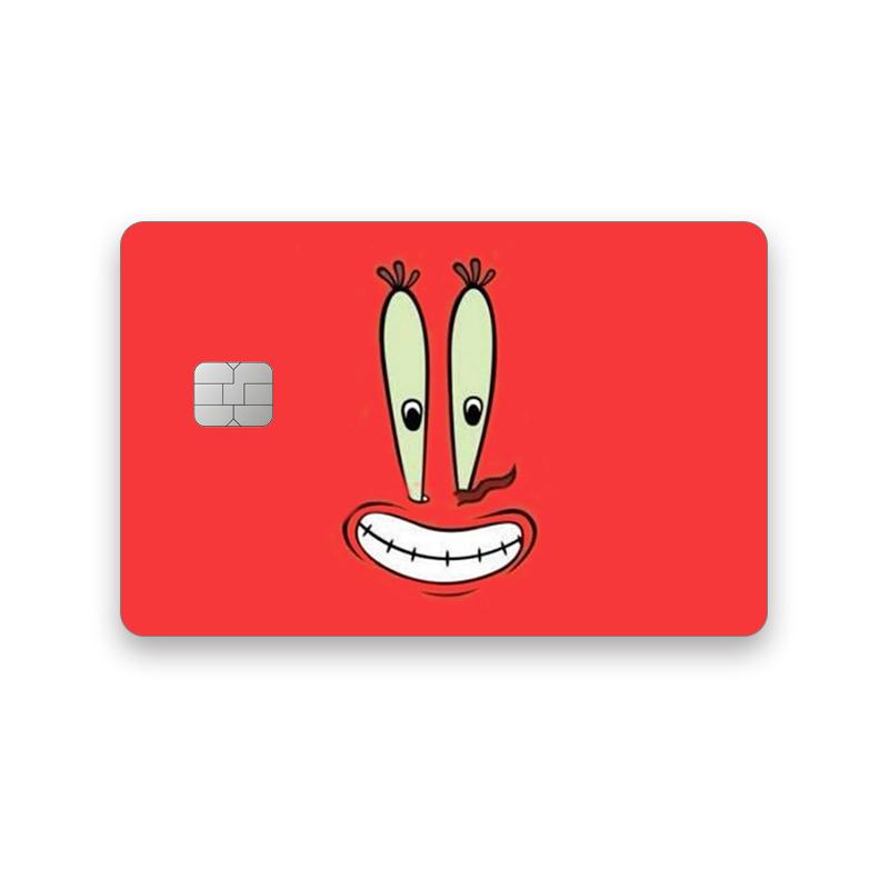 Name Spongebob Card Sticker Diy Kawaii Decor Exquisite Bank Cards Student Study Supplies Decals Patch Documents Birthday Gift