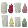 Faceless Dwarf Candle Molds Festival Christmas Gypsum Resin Mold DIY Christmas Dwarf Mold Christmas Home Decoration Art