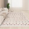 Non-Slip Japanese-Style Lambskin Carpet: Dirt-Resistant Imitation Cashmere Mat for Living Room and Bedroom
