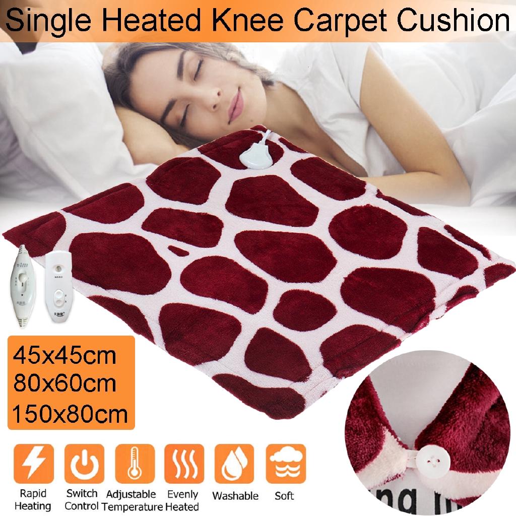 Heated Blanket Thermostat Electric Heating Blanket Carpet Beds Heaters Pad Electric Blanket Warmer 45*45cm