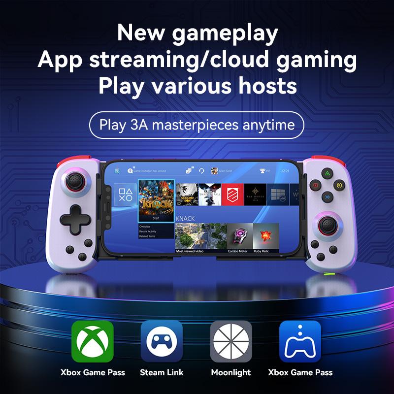 Wireless BT Stretchable Game Controller for Android IOS Phones PC Devices Gamepad Joystick for PS4 PS5 Switch Xbox Console