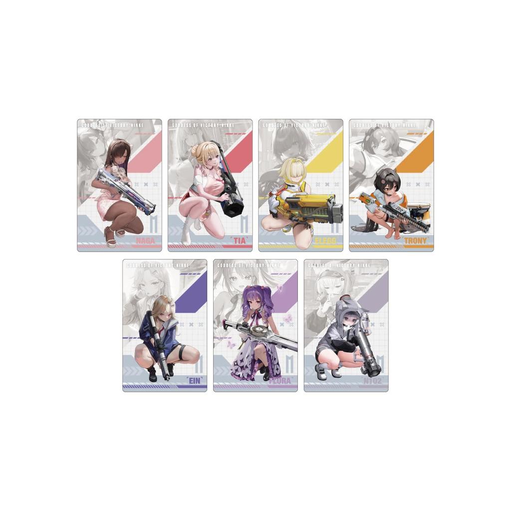 Algernon Products Goddess of NIKKE Gun Girl Metal Card Collection 3 1 Box 72 x 40 x 142mm Paper Victory Vol. Approx.