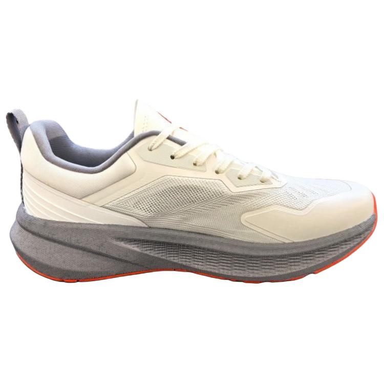 New Anta Cushioned Slip Resistant Abrasion Resistant Low Top Casual Running Shoes Men's Beige Gray Red 112527788-5