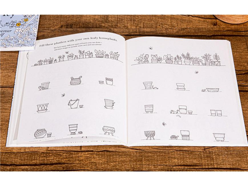 30 Days of Creativity: English Adult Coloring Book for Stress Relief