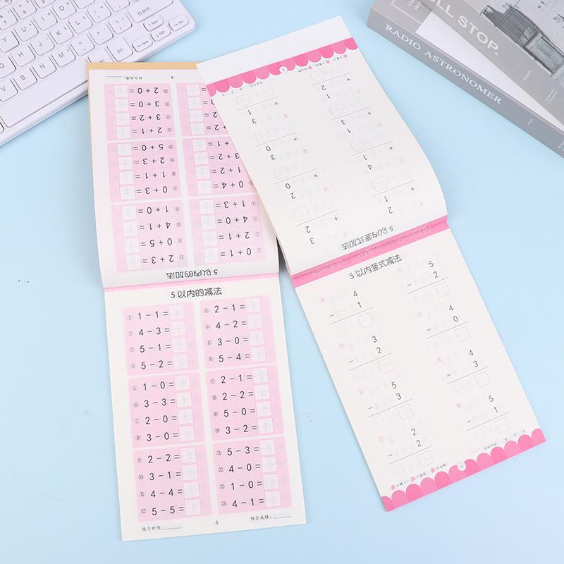 Book Of Learning Math Children'S Addition And Subtraction Within 10-100 Students Preschool Mathematics Exercise Books