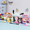 Genuine Keeppley  Building Blocks Street Scene Series Model  Mymelody Kuromi Splicing Toy Pompom Purin Gift