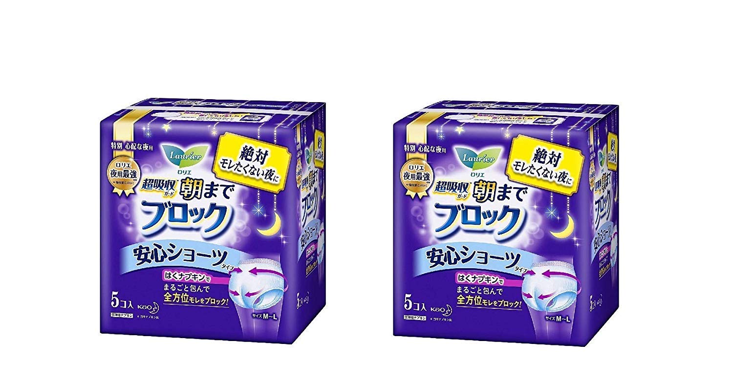 

Защитные шорты Laurier super absorbent guard 5 шт. x 2 комплекта [Оптовая закупка]