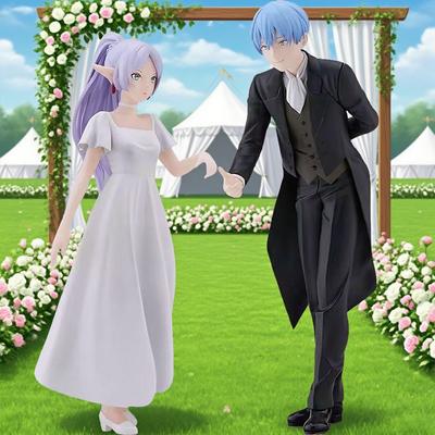 18-20cm frieren: „Beyond the End of the Journey“-Animefigur „Fröming Himmel Proposal Dance“ – Actionfigur aus PVC, Sammlerstück, Geschenk