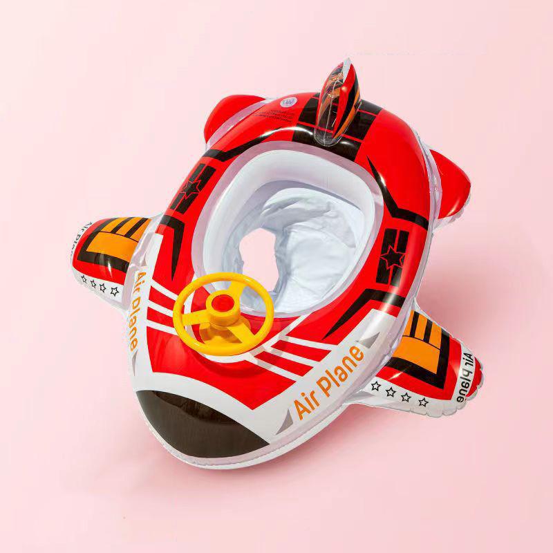 Babies Toddlers And Swimming Circle New Cartoon Airplane Inflatable Toys Water