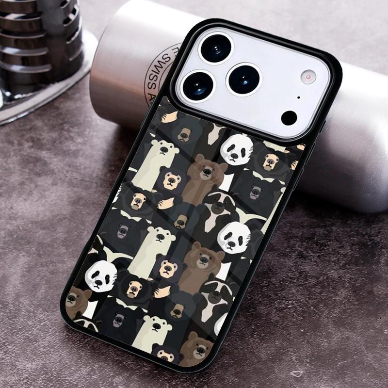 Sloth-Bear Phone Case For iPhone 17,16e,15,14,13,12,11,Mini,Pro,MAX soft Silicone Cover
