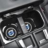 zpebr9 2Pcs Car Coaster Non-Slip Silicone Mat Auto Interior Anti-Slip Cup Pad For Volvo XC90 XC60 C30 T6 S60 C70 XC40 V40 XC70 V70 V60