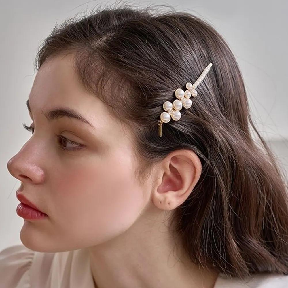 Bloom Pearl Hairpin-L JC003SL Gold