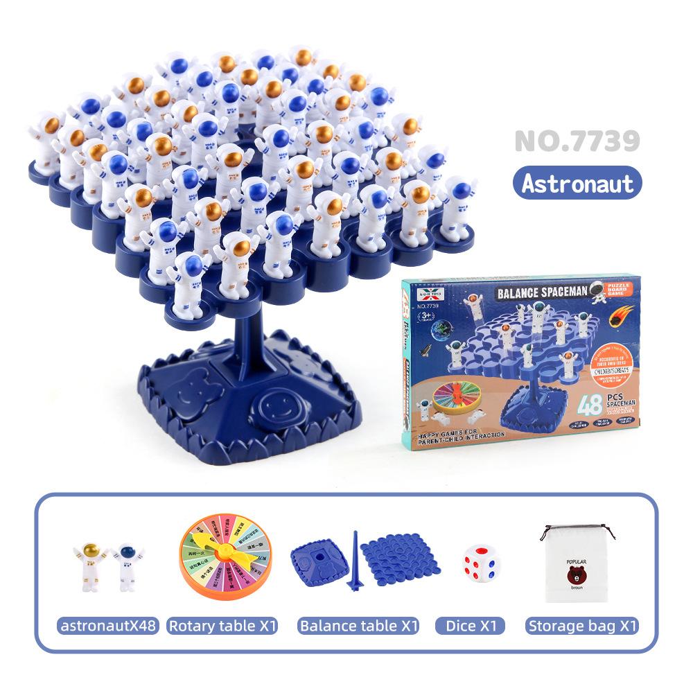 Children'S Balance Tree Astronaut Stacking Music Concentration Training Balance Puzzle Table Games Toys