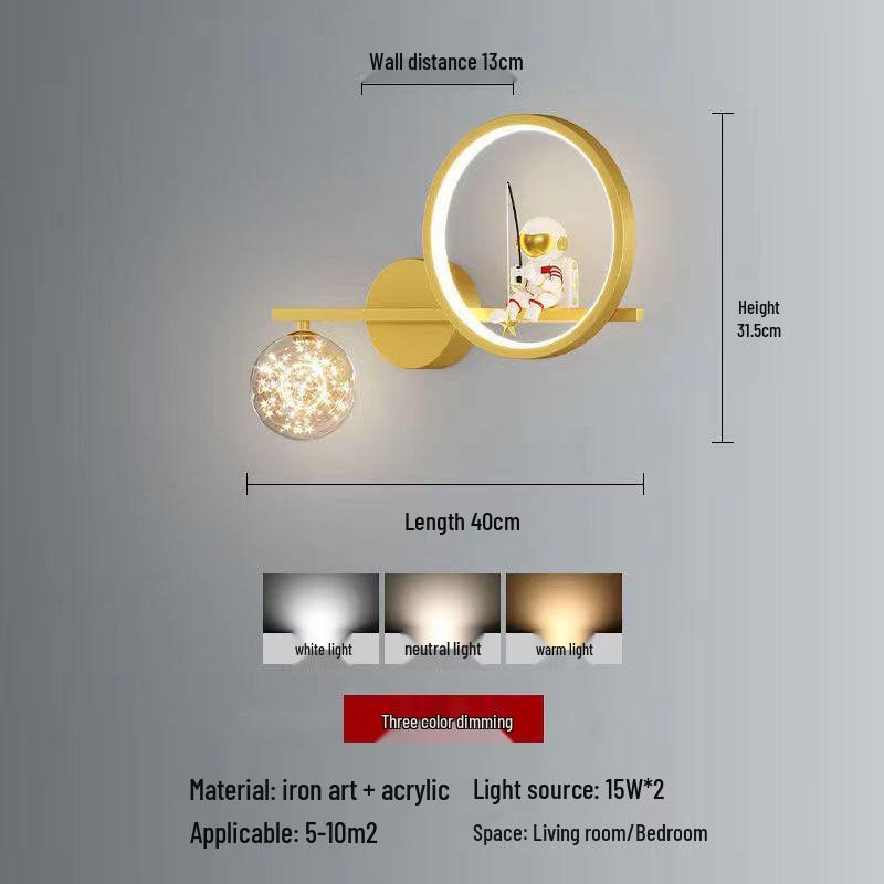 Nordic Deer Head Wall Lamp: Modern Minimalist Light for Bedroom, Corridor, Stair, or Living Room