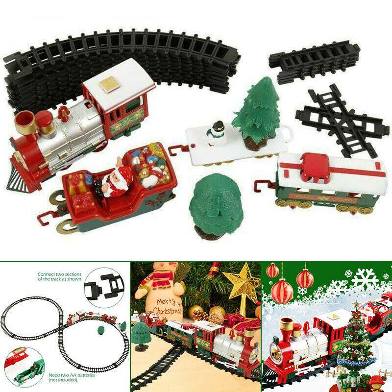 Vibrant Electric Led Musical Train And Track Set For Kids Christmas Gift Home Decor