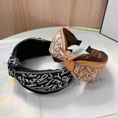 Luxuriöse Stoffknoten-Stirnbänder für Frauen Mädchen Haarband Haarreif Mode Haarbänder Weiblich Vintage Stirnbänder Haarschmuck