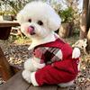 Puppy dog clothes thickened autumn and winter pet small dog teddy bear pomeranian chihuahua winter velvet cotton coat