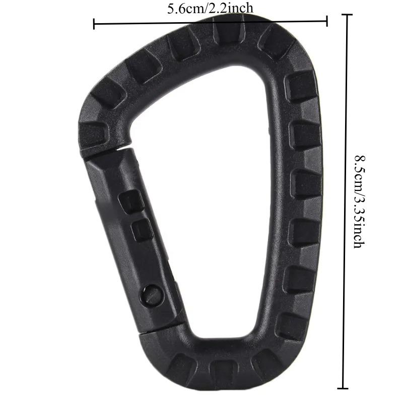 5PCS Mountaineering Chain Keychain Outdoor Backpack Mountaineering Hook Camping Mountaineering Equipment EDC Multi Tool
