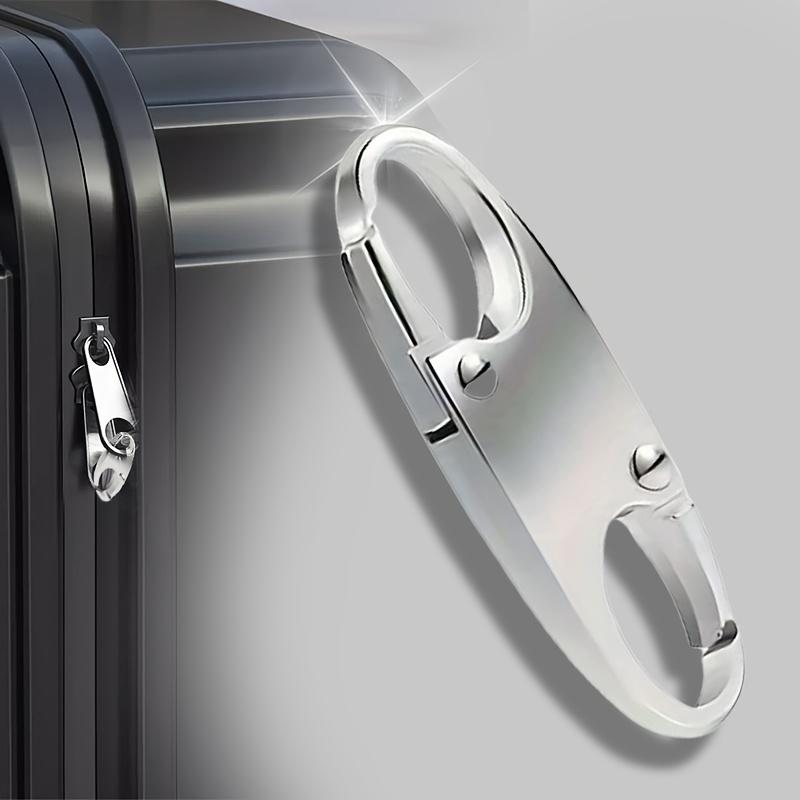 

1 шт. Зажимы-молнии против кражи - Надежная блокировка, замена головки молнии, многоцелевой крючок, двойное открытие, универсальный соединитель