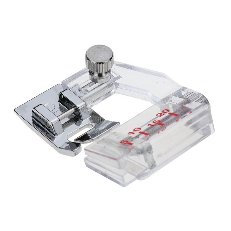 

1 шт., детали для швейной машины с бисером, бытовая прочная прочная прижимная лапка для ткани, свободно подшиваемая белый