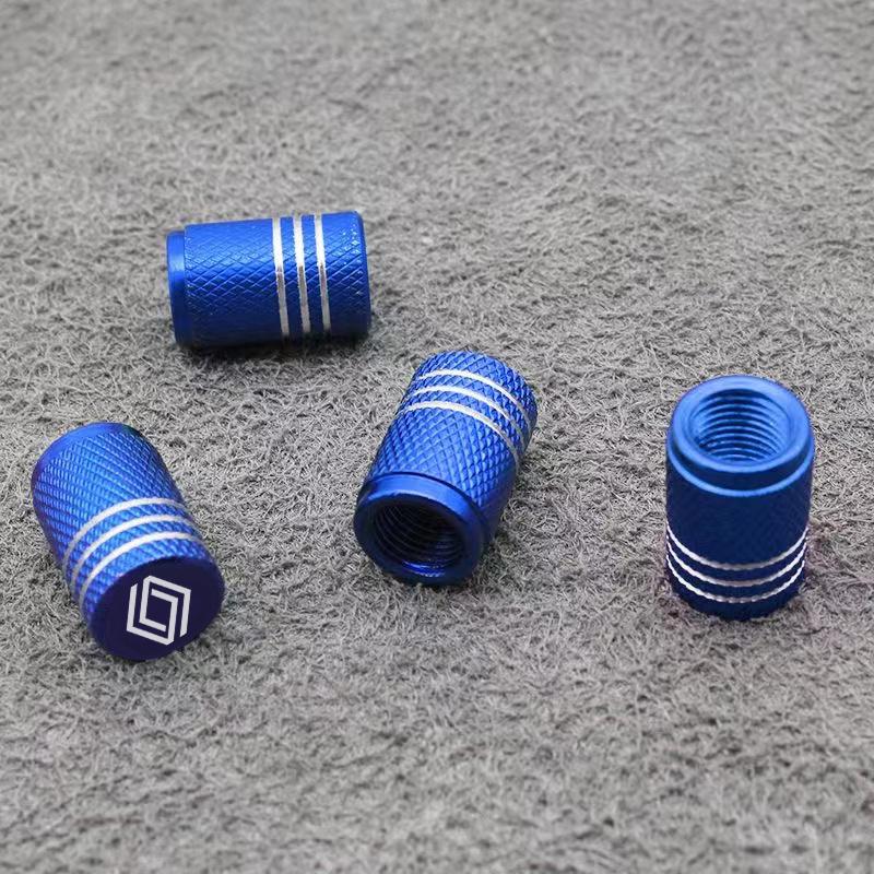ZKMD1 4PCS Car Tire Valve Stems Cap Aluminum Wheel Air Valve Cap For Renault Megane 2 3 Duster Logan Clio 4 Scenic 2 Capt