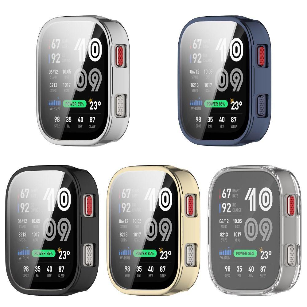 TPU Screen Protector Full Cover Watch Shell for Amazfit Bip Max Smart Watch Accessories