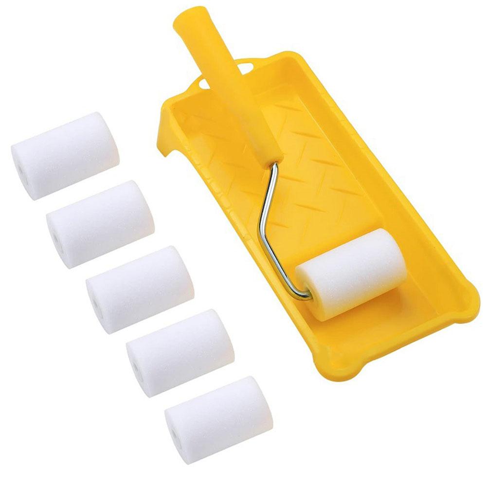 Home Painting Small Paint Roller Painting Repair Brush Trim Work Roller Door Frame Roller Molding Painting Roller