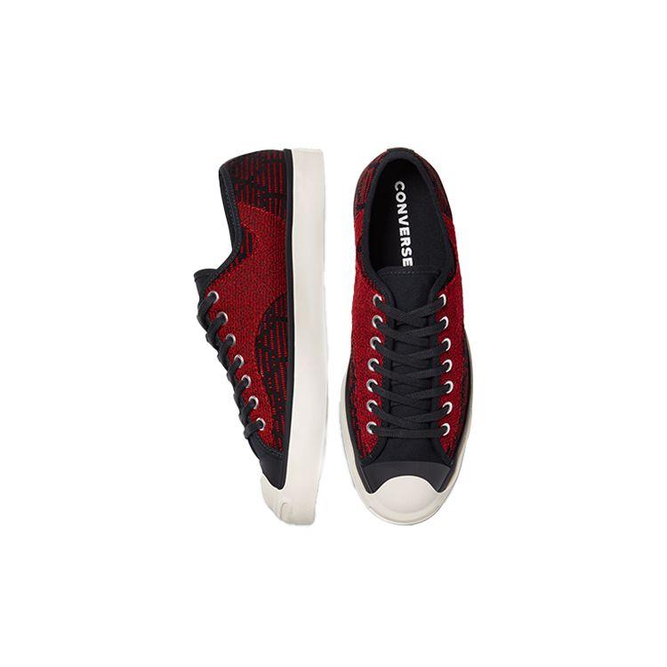 Converse Jack Purcell Rally Patchwork - Tomato Puree Unisex Sneakers Red Black White 170473C