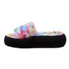 Rocket Dog Womens/Ladies Splash Rainbow Tie Dye Flatform Sliders