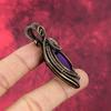 Purple Fire Labradorite Pendant Copper Wire Wrapped Pendant Handmade Labradorite Jewelry Gemstone Pendant Copper Wire Jewelry Gifts For Her