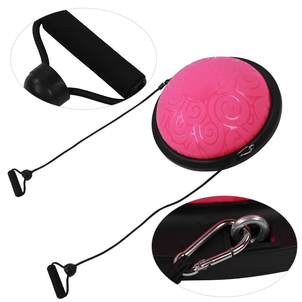 Thicken Explosionproof Balancing Half Ball Trainer Yoga Pilates Fitness Exercise EquipmentPink