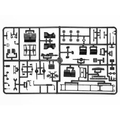 ICM 1/72 Scale Ukraine URAL-43203 Military Box Truck Plastic Model Kit 72709