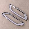 1 Pair Rear Fog Light Lamp Frame Cover Trim Fit for Lexus RX 350 350h -2024 Chrome Style ABS