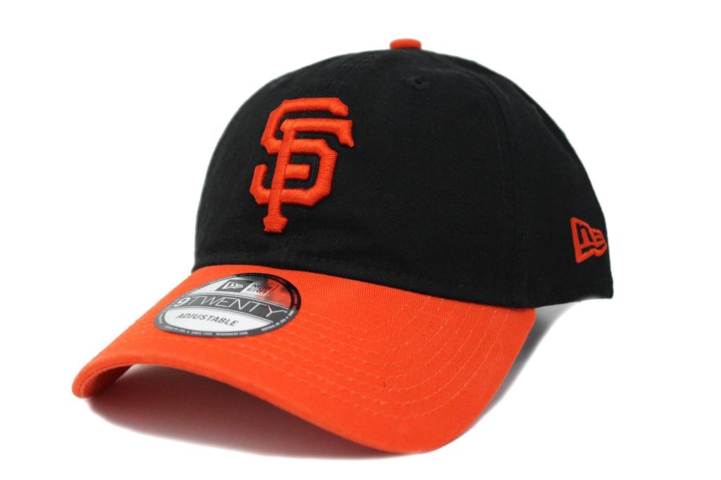 New Era 9TWENTY MLB San Francisco Giants Cap, Black/Orange