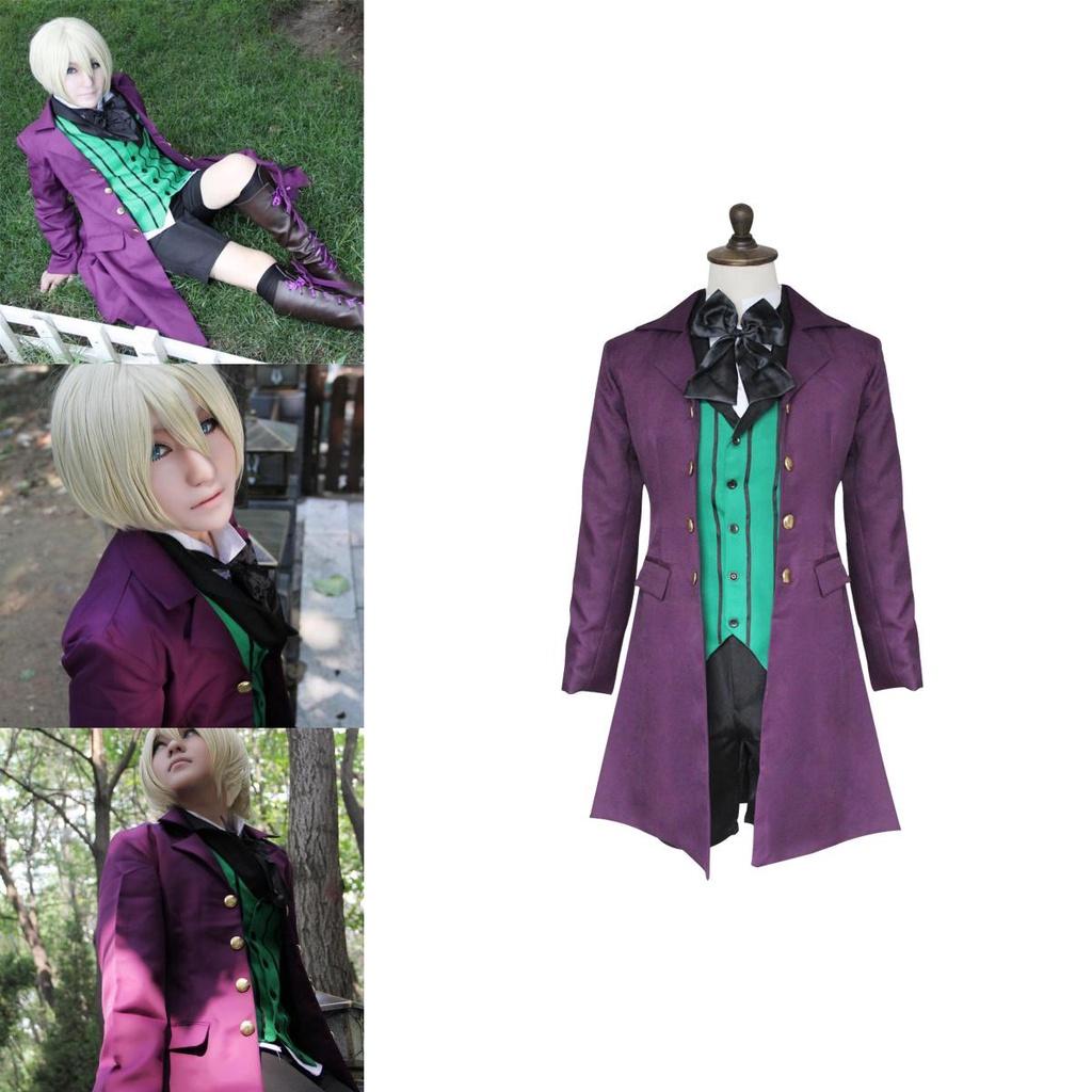 Stunning Black Butler Alois Trancy Cosplay Costume Set With Exquisite Workmanship