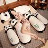 Panda Flower Bamboo Long Plush Toy Animal Stuffed Doll Room Decoration Gift Kids