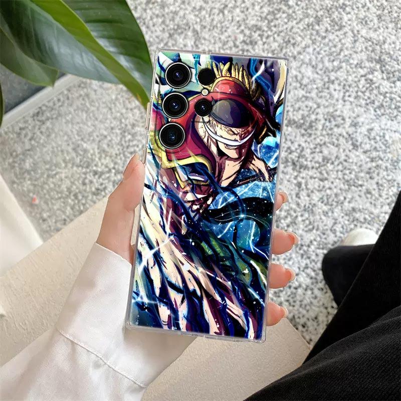

Anime One Characters Piece S26 Ultra Case For Samsung Galaxy S25 S26 S24 S23 Ultra S22 S20 Plus S21 FE A57 5G Clear Phone Cover Galaxy S20